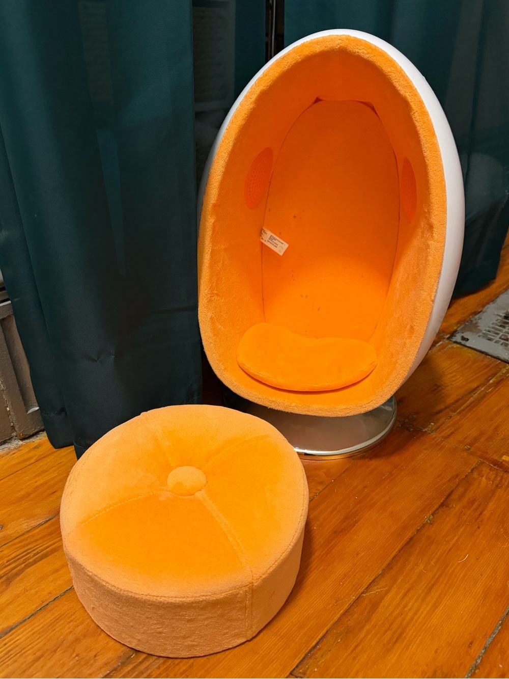 American Girl Doll “Julie” Egg Chair & Ottoman